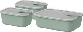 Mepal EasyClip rechteckig Aufbewahrungsbehälter-Set nordic sage, 3-tlg.