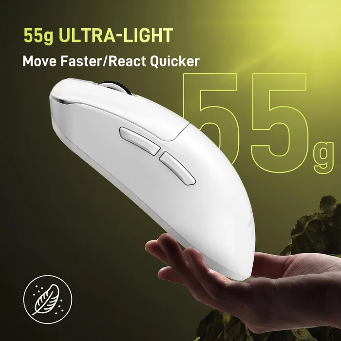 VGN Dragonfly F1 MOBA Wireless Gaming Maus, weiß, USB