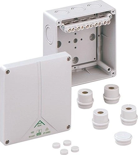 Spelsberg ABOX 100-10 Verbindungskasten 10 mm², M32, 140x140x79 mm, grau