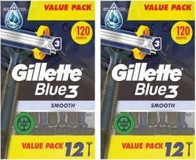 Gillette Blue3 Smooth Einwegrasierer, 8 Stück
