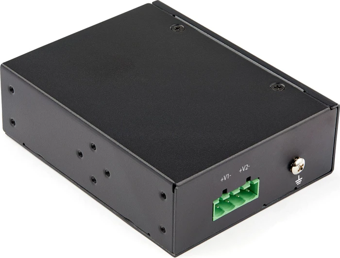 StarTech Industrial Railmount Gigabit Switch, 5x RJ-45, 120W PoE+