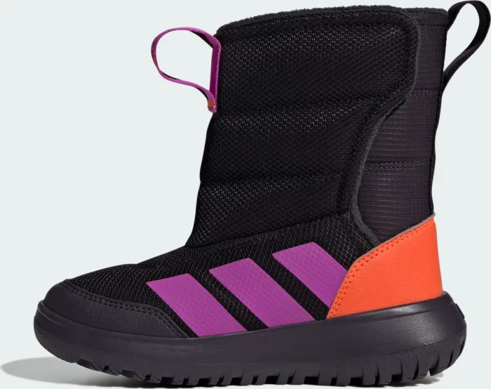 adidas Winterplay core black/purple burst/impact orange (Junior)