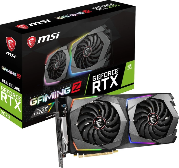 MSI GeForce RTX 2070 Gaming Z 8G, 8GB GDDR6, HDMI, USB-C, 3x DP