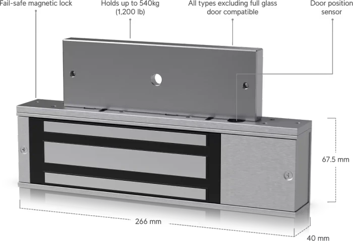 Ubiquiti Magnetic Lock, 540kg Zuglast