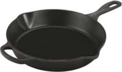 Le Creuset Signature Gusseisen Brat-/Servierpfanne rund hoch 26cm schwarz matt
