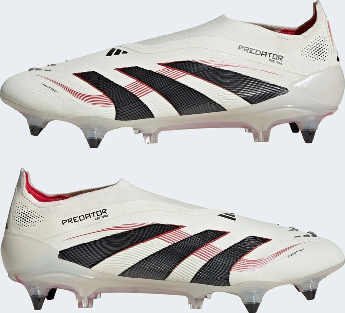 adidas Predator Elite Laceless SG off white/core black/pure ruby