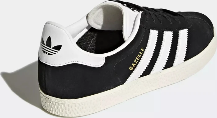 adidas Gazelle core black/footwear white/gold metallic (Junior)