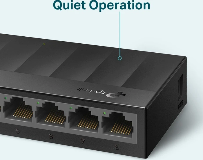 TP-Link LS1000 LiteWave Desktop Gigabit Switch, 8x RJ-45