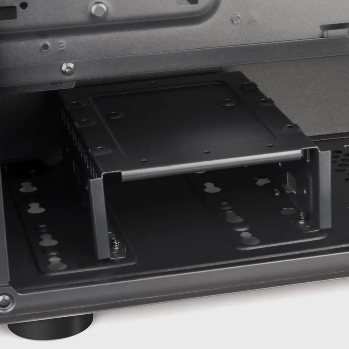 SilverStone Fara R1 V2, schwarz, Glasfenster