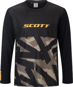 Scott Vertic Delta Trikot langarm schwarz (Junior)