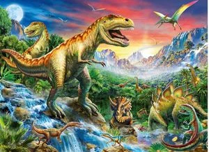 Ravensburger Puzzle Bei den Dinosauriern