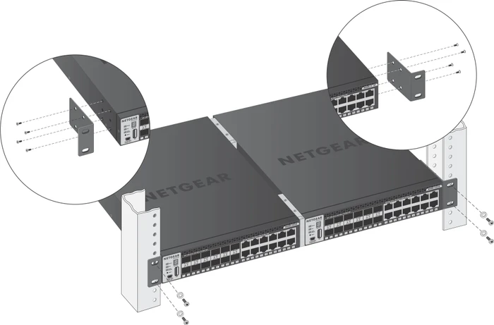 Netgear ProSAFE M4300 Desktop 10G Managed Switch, 12x RJ-45, 12x SFP+