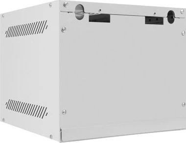 Lanberg WF10 Series 10" Rack Wandschrank 4HE, hängend, Flatpack, Glastür, IP20, RAL 7035, 310mm tief