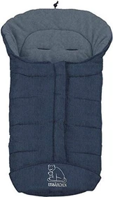 Heitmann Eisbärchen Fußsack blau-meliert