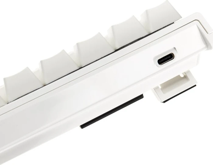 Ducky One 2 Pro Mini, PBT, weiß, LEDs RGB, Kailh Box BROWN, USB, DE