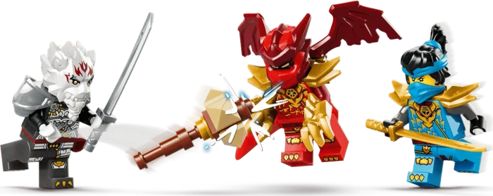 LEGO Ninjago - Zilvar auf seinem Drachentier Grimtak