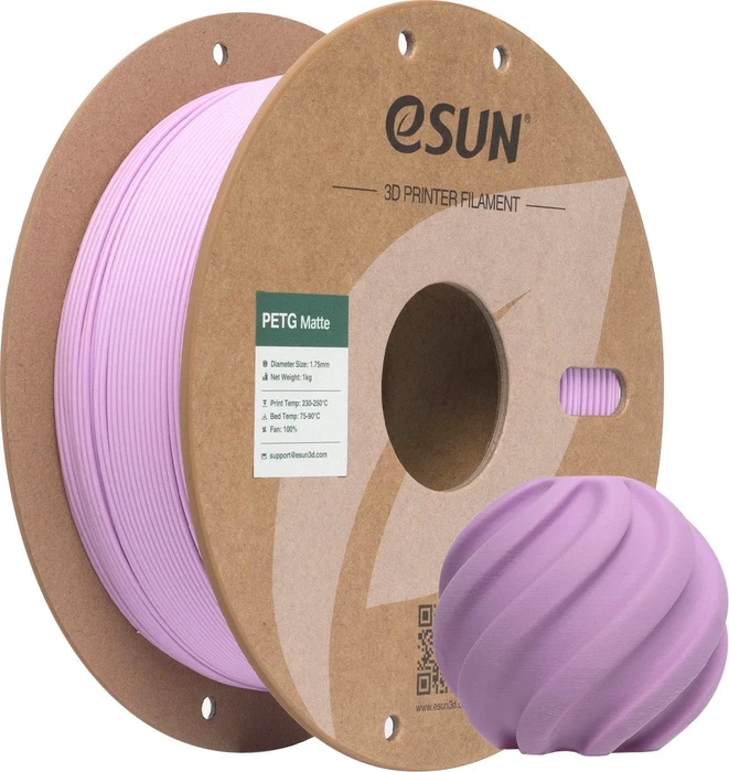 eSUN PETG-Matte, Lilac, Spule, 1.75mm, 1.00kg