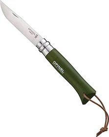 Opinel No. 8 Inox Taschenmesser baroudeur khaki
