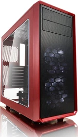 Fractal Design Focus G, rot, Acrylfenster