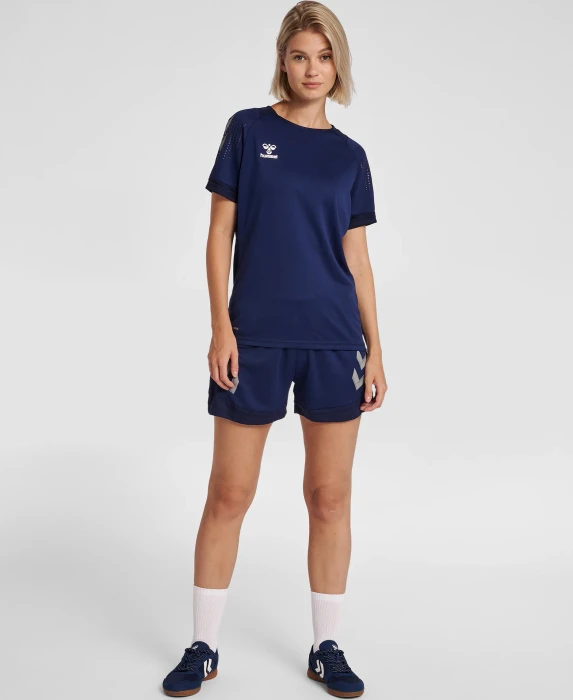 hummel Lead Poly Trikot kurzarm marine (Damen)