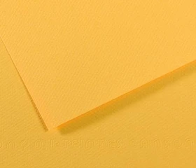 Canson Mi-Teintes Zeichenpapier, 500x650mm, glatt, gelb, 10 Blatt