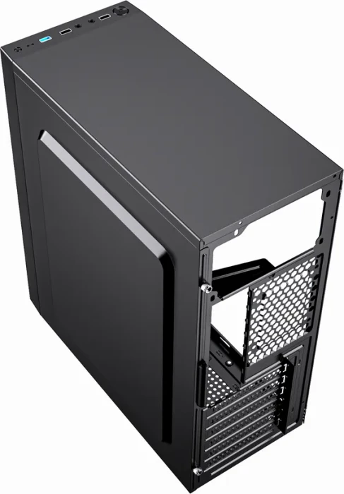 Gembird Fornax M100B Black, Glasfenster