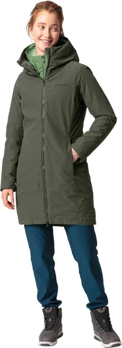 Vaude Annecy 3in1 III Funktionsmantel khaki (Damen)
