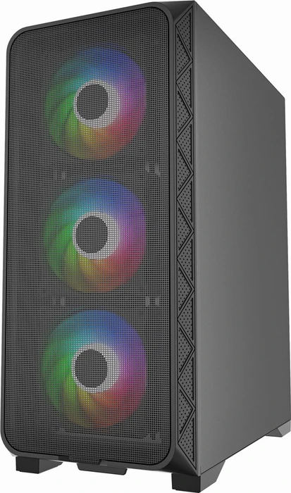 Gembird Fornax M200F Black, Glasfenster
