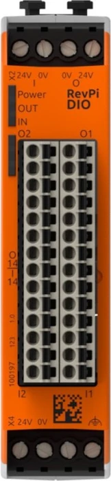 Revolution Pi RevPi DIO Digitales I/O Erweiterungsmodul, 14 Eingänge, 14 Ausgänge