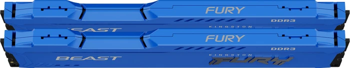 Kingston FURY Beast blau UDIMM 8GB Kit, DDR3-1866, CL10-11-10-30, 1RX8