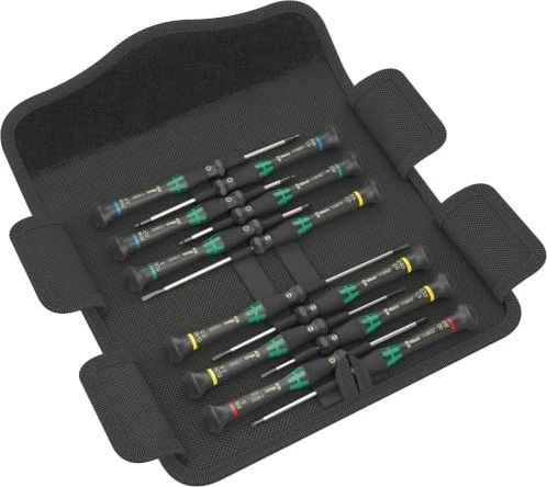 Wera Kraftform Micro Set/12 SB 1 Elektroniker Schraubendrehersatz, 12-tlg.
