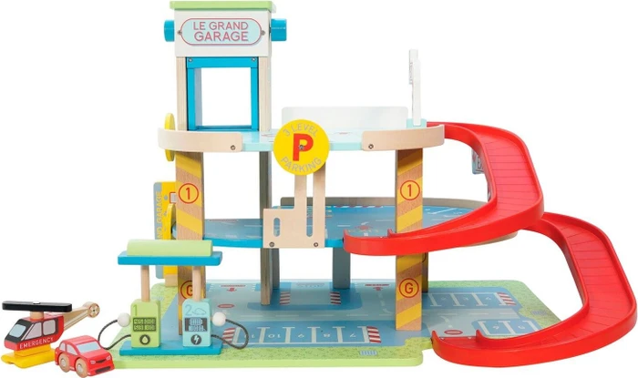 Jako-O Spielzeug-Parkhaus aus Holz