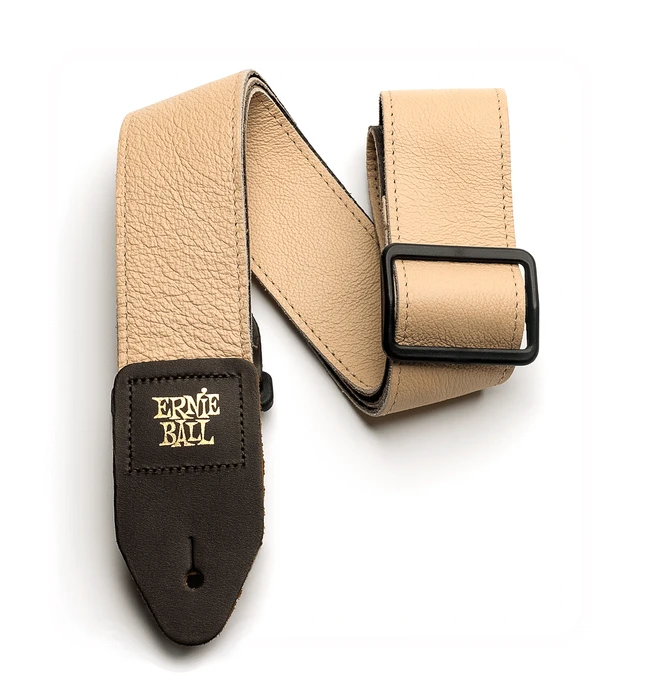Ernie Ball 2" Tri-Glide Italian Leather Strap Tan