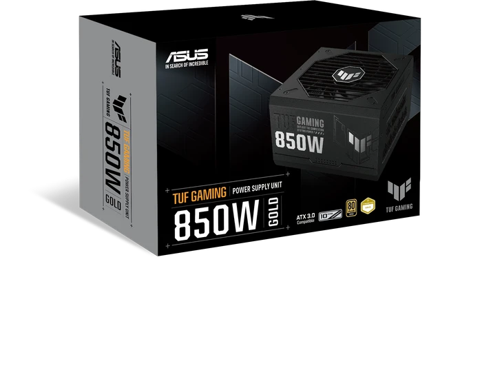ASUS TUF Gaming Gold, TUF-GAMING-850G, 850W, ATX 3.1