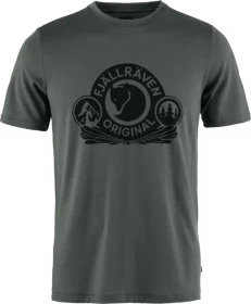 Fjällräven Abisko Wool Classic Funktionsshirt kurzarm basalt (Herren)