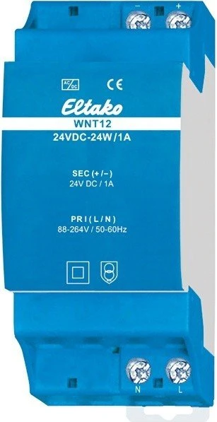 Eltako WNT12-24VDC-24W/2A Schaltnetzteil 24V, 1A, 2TE REG