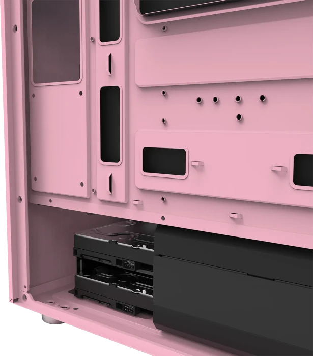 DarkFlash DK100 Pink, Glasfenster