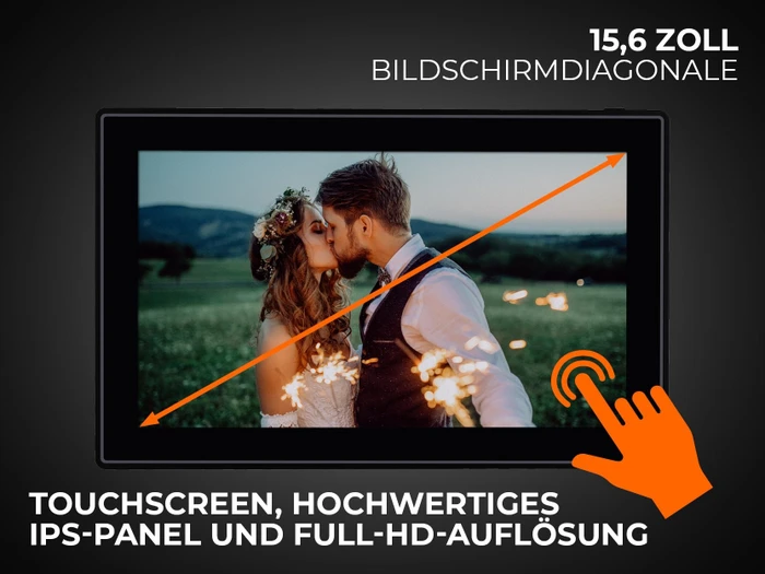 Rollei Smart Frame WiFi 150 15.6", schwarz