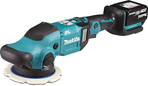 Makita DPO600RTE Akku-Exzenterpolierer inkl. Tasche + 2 Akkus 5.0Ah