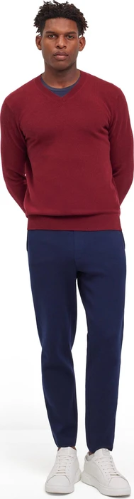 Falke Luxury V-Ausschnitt Pullover merlot (Herren)