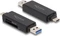 DeLOCK USB-A/USB-C Card Reader für SD und Micro SD Speicherkarten, USB-A/USB-C 3.0 [Stecker] Vorschaubild