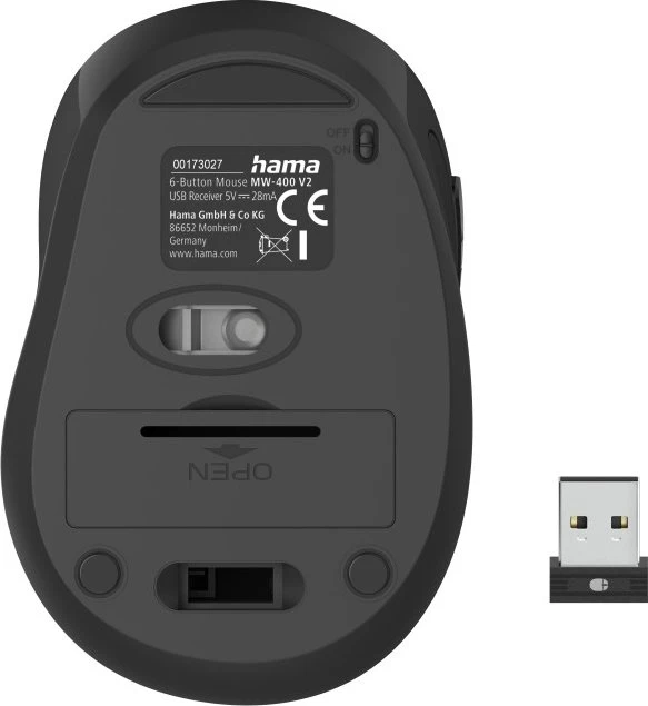 Hama MW-400 V2 Denim blau, USB
