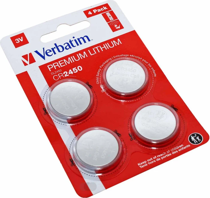 Verbatim CR2450, 4er-Pack