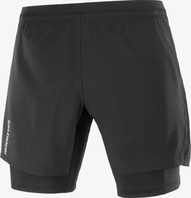 Salomon Cross Twinskin Hose kurz schwarz (Herren)