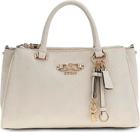 Guess Anise Triple Compartment Satchel Handtasche stone logo