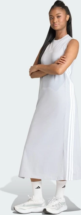 adidas Essentials 3-Streifen Long Racerback Kleid (Damen)