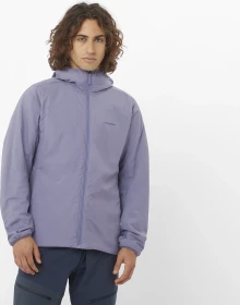 Salomon Mountain Flex Hooded Funktionsjacke blue granite (Herren)