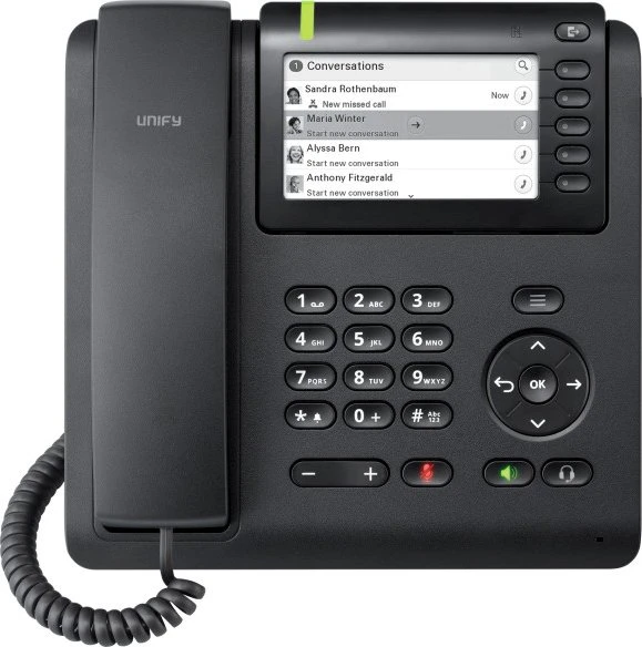 Unify OpenScape Desk Phone CP600E schwarz