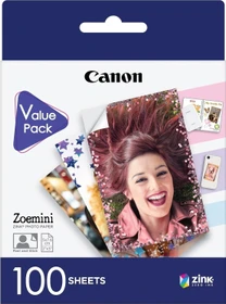 Canon ZP-2030 ZINK Sticker Fotopapier glänzend weiß, 50x76mm, 100 Blatt
