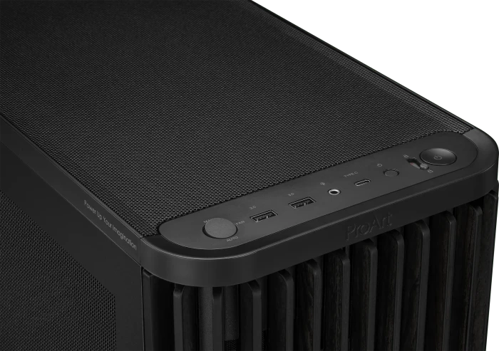 ASUS ProArt PA401 Wood Edition, schwarz, Mesh Panel